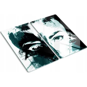 Obraz Stylová a Odolná Skleněná Deska s potiskem Abstraktní žena 60x52 cm