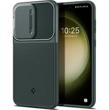 Pouzdro na mobilní telefon Spigen Optik Armor Abyss Green Samsung Galaxy S23
