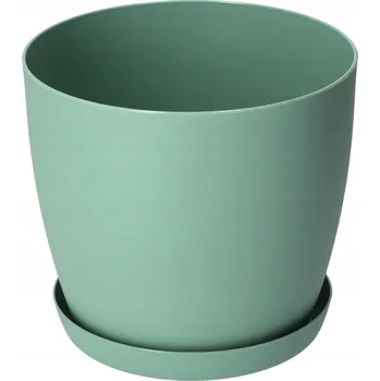 Květináč Květináč plast zelený Kadax 20 cm x 16 x 18 cm