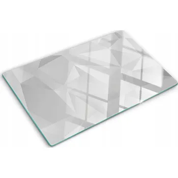 Obraz Deska Tvrzené Sklo S Ozdobným Vzorem Abstraktní trojúhelníky 80x52 cm