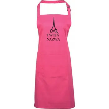 KADEŘNICKÝ PLÁŠŤ S LOGEM OCHRANNÝ DÁMSKÝ RŮŽOVÝ KOSMETICKÝ PLÁŠŤ HOT PINK