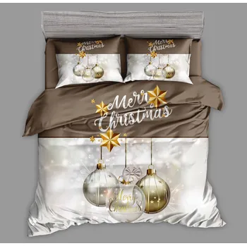 Povlečení 7DÍLNÉ POVLEČENÍ - MERRY CHRISTMAS - OZDOBY