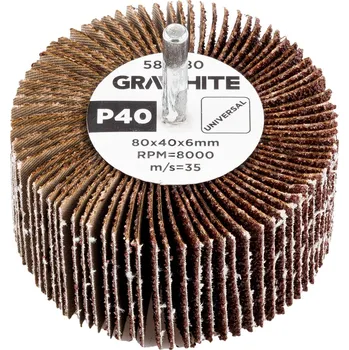 Brusný kotouč Lamelový kotouč 80 x 40 x 6 mm, P40 58T380