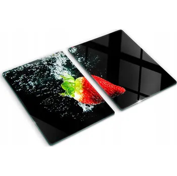 Obraz Dekorativní Desky Tvrzené Sklo Na Krájení Jahodová Voda 2x40x52 cm