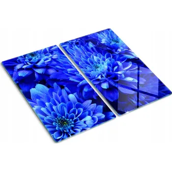 Obraz Dekorativní Desky Tvrzené Sklo Na Krájení Aster modrá 2x30x52 cm