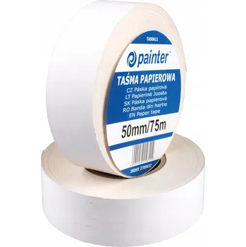 Lepicí páska PAPÍROVÁ PÁSKA PRO SPUJOVÁNÍ SÁDROKARTONOVÝCH DESEK PAINTER TAS0611 50mm x 75m