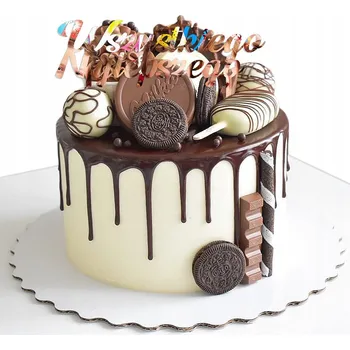 Jedlá dekorace na dort VŠECHNO NEJLEPŠÍ K DEKORACE NA DORT ZÁPICH