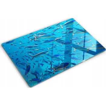 Obraz Multifunkční skleněná deska do kuchyně – dekorativní, motiv korálové ryby, 80x52 cm