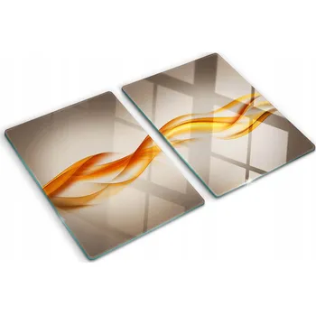 Obraz Skleněné kuchyňské desky na servírování s grafikou Abstrakce vlny 2x40x52 cm
