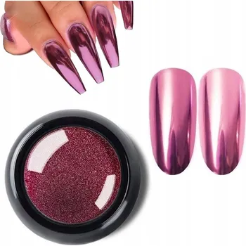 Přípravek na nehty Metalický Zrcadlo na nehty Mirror Chrome + aplikátor č. 3