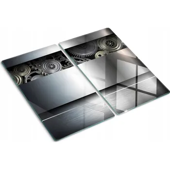Obraz Sada tvrzených skleněných kuchyňských desek s texturou, 2x 30x52 cm