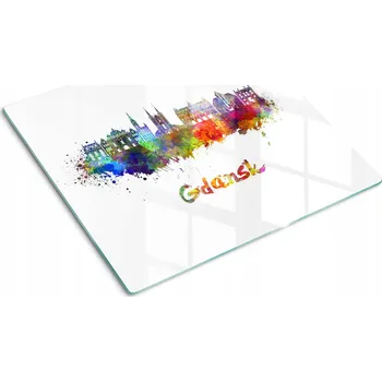 Obraz Kuchyňská Multifunkční Ozdobná Deska z Tvrzeného Skla Gdaňsk 60x52 cm