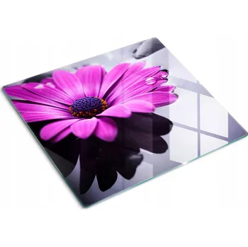 Obraz Dekorativní kuchyňská deska z Tvrzené Sklo na krájení Gerbera 60x52 cm