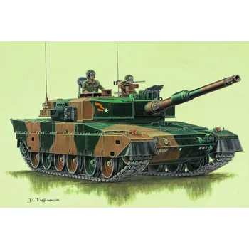 Plastikový model Japan type 90 tank - Trumpeter 07219