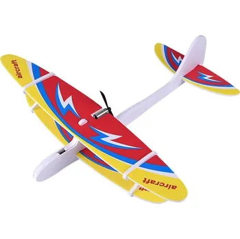 Elektronická stavebnice Házecí pěnové letadélko – dvojplošník YW008