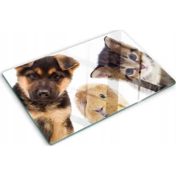 Obraz Multifunkční skleněná deska do kuchyně s motivem zvířat 80x52 cm