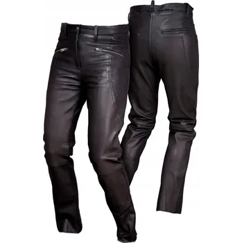 Moto bunda Dámské kožené motocyklové kalhoty L&J Rypard Caro černé 2XL