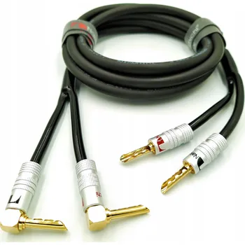 Audio kabel NAKAMICHI Reproduktorový kabel 2x2,5mm s banánky BFA, 12m