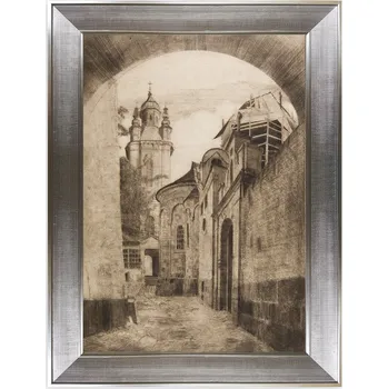 Obraz Plakát Vstup do Arménské katedrály ve Lvově v rámu 62,4 x 82,4 cm