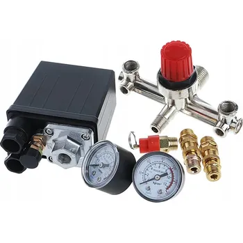 Kompresor 1/4" TLAKOVÝ SPÍNAČ PRO KOMPRESOR 230V PRESOSTAT Kompresoru VENTIL