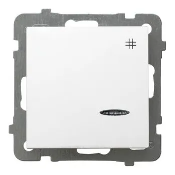 vypínač Křížový vypínač pod omítku Ospel bílý ŁP-4GS/M/00