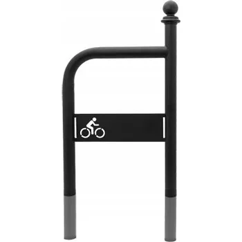 stojan na kolo Stojan na kolo pro městské kolo, litinový retro stojan 60 cm, průměr 60,3 mm