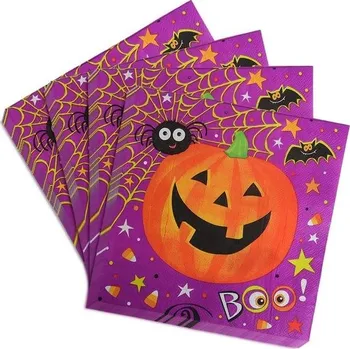 Party dekorace Clvsyh Halloweenské ubrousky, 40 ks