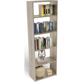 Knihovna Regál Matkam 60 cm x 180 cm x 30 cm dub sonoma