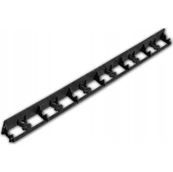 Zahradní obrubník Plast Zahradní lem 100 cm x 5,8 cm černý