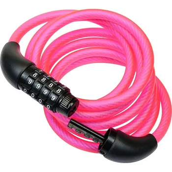 Zámek na kolo RICHTER CZECH Ocelový zámek RL.567.8x1800 Barva: růžová