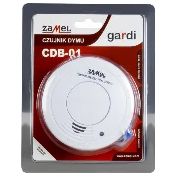 Hlásič požáru Detektor kouře na baterie Zamel CDB-01 bílý