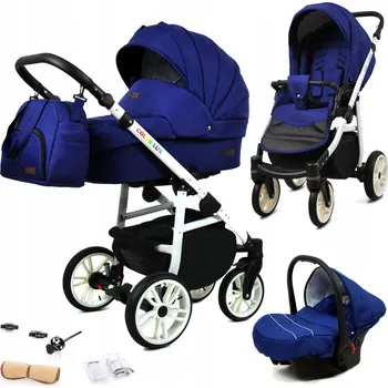 Kočárek Dětský kočárek 3v1 BabyLux Colorlux - sporťák, hluboká korba, autosedačka