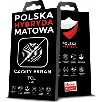 Pouzdro na mobilní telefon FÓLIE MATNÁ PRO TCL 305 HYDROGELOVÁ, OTISKY PRSTŮ, ORIGINÁL