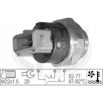 Klimatizace automobilu ERA 330215 Tepelný spínač, ventilátor chladiče