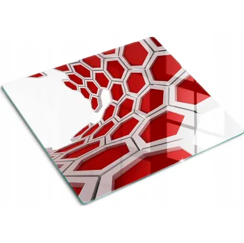 Obraz Ozdobná kuchyňská skleněná deska na krájení s 3D grafikou, tvrzené sklo, 60x52 cm