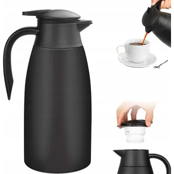 Termoska Termos na nápoje 2 l černý