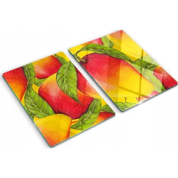 Obraz Sada tvrzených skleněných kuchyňských desek S Potiskem Mango 2x40x52 cm