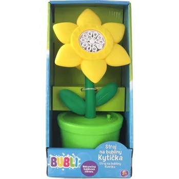 Bubli Stroj na bubliny kytička, žlutá