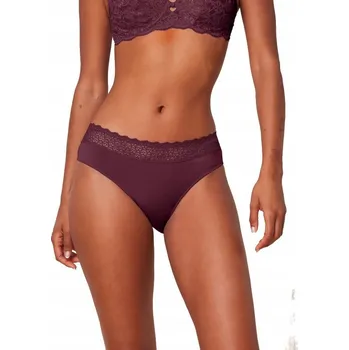 Kalhotky TRIUMPH! Kalhotky Feel of Modal TAI střední výška pasu, barva bordó, velikost XL