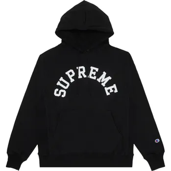 Pánská mikina Supreme Champion Hooded Sweatshirt (SS25) Black Velikost: M