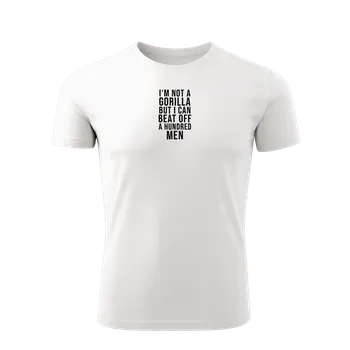 Pánské tričko Tričko 100 Men VS Gorilla Polyesterové