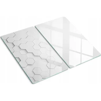 Obraz Kuchyňské Multifunkční Dekorativní Skleněné Desky Šestiúhelníky 2x30x52 cm