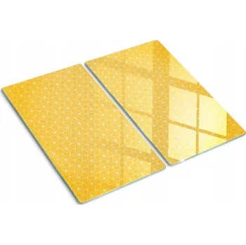 Obraz Sada tvrzených skleněných kuchyňských desek s grafikou hvězd, 2 ks, 30x52 cm