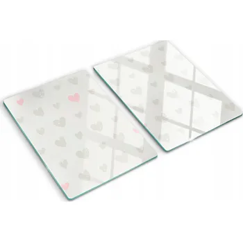 Obraz Multifunkční Dekorativní Skleněné Desky s potiskem Pozadí srdce 2x40x52 cm