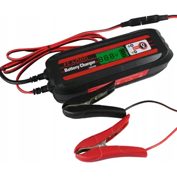 Nabíječka autobaterie Usměrňovač nabíječka akumulátorů 6/12V FC-4000