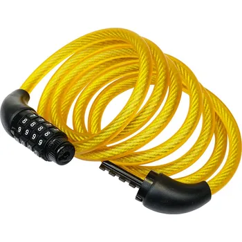 Zámek na kolo RICHTER CZECH Ocelový zámek RL.567.8x1800 Barva: Žlutá