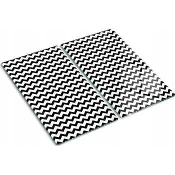 Obraz Multifunkční Dekorativní Skleněné Desky s potiskem Cik Cak 2x30x52 cm