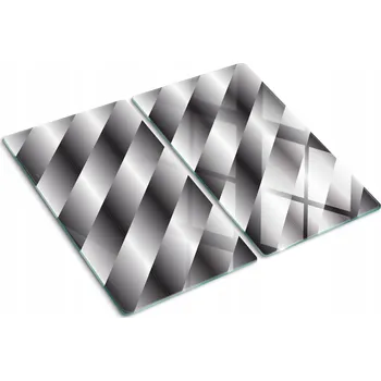 Obraz Skleněné kuchyňské desky tvrzené s grafikou Abstraktní pruhy 2x30x52 cm