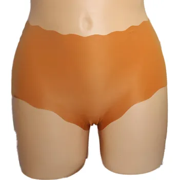 Kalhotky GreeNice Neviditelné kalhotky s vlnkovým lemem 9516Z Barva: oranžová, Velikost: XXL-3XL