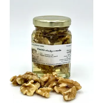 Včelařství Thomayer Vlašské ořechy v medu Velikost: 140g